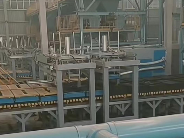 4 units 1000×1000 molding machine production line