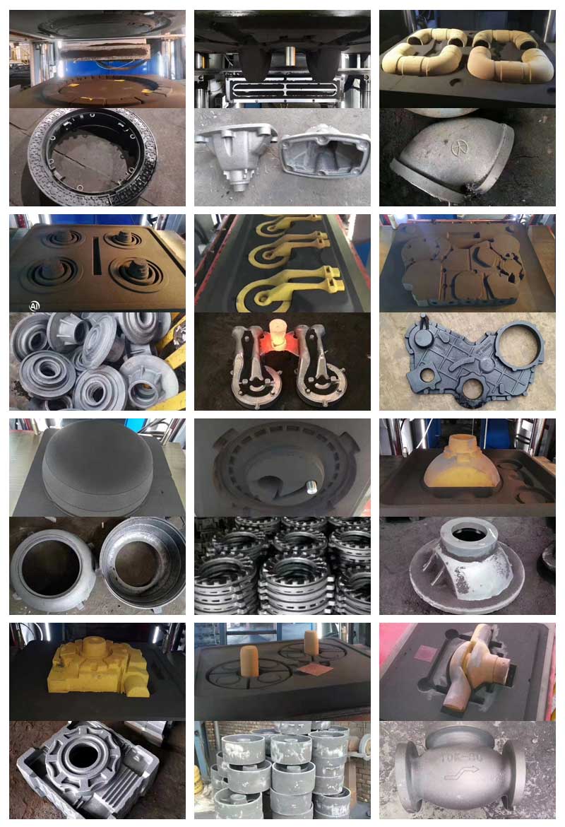 Casting molding machine machine sand molds