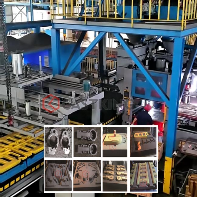 Automatic Open Casting molding machine conveyor Line For Iron Casting Foundry Automatic Open Casting molding machine conveyor Line For Iron Casting Foundry