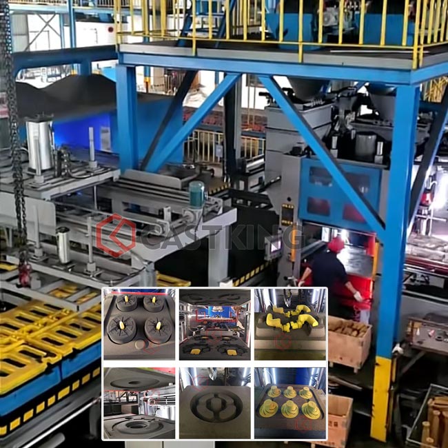 Automatic Sand Casting Molding Machine Iron Metal Factory Automatic Sand Casting Molding Machine Iron Metal Factory