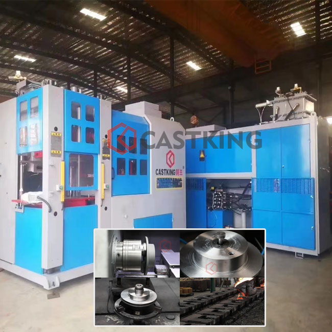 650*750 Automatic Sand Molding Machine With Horizontal Blowing And Sider Blowing