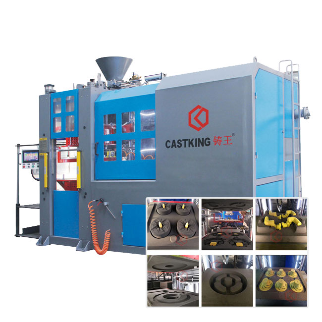 foundry sand casting equipment for producing green sand foundry molding machine