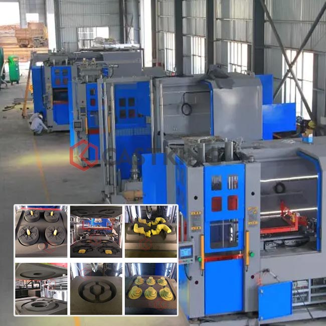 foundry automatic sand casting molding machine