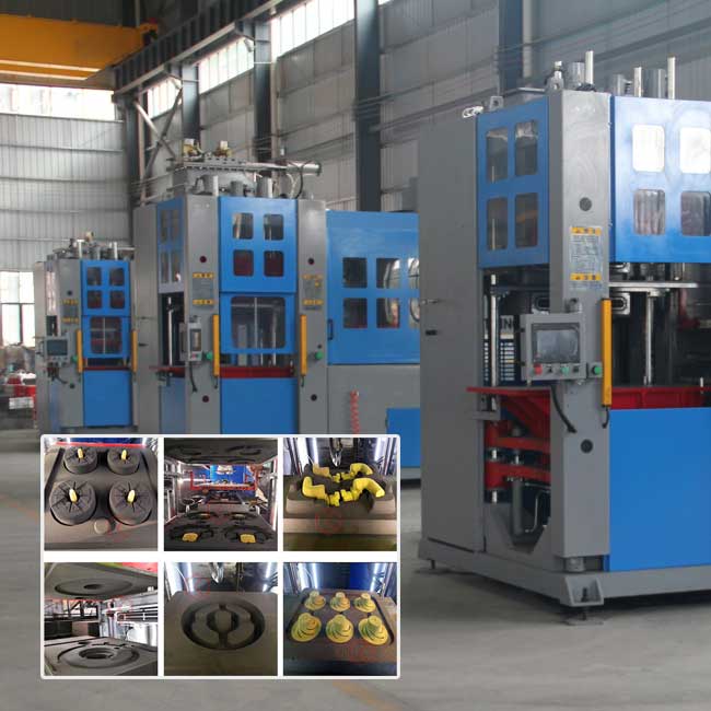 foundry sand casting equipment for producing green sand foundry molding machine