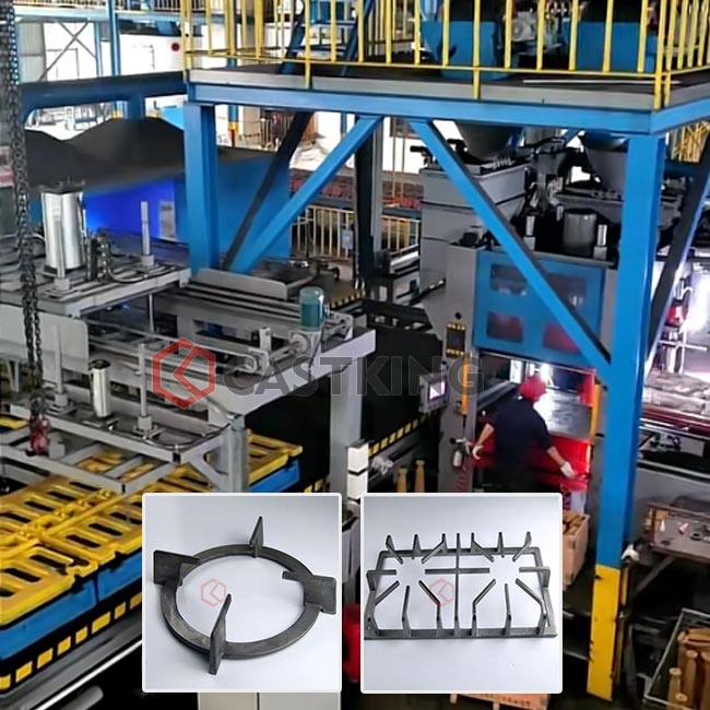 sand casting automatic molding machine for pipeline metal fittings