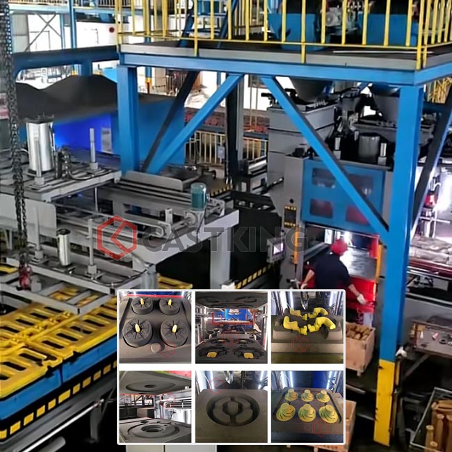 Sand Casting Molding Machine for metal cast