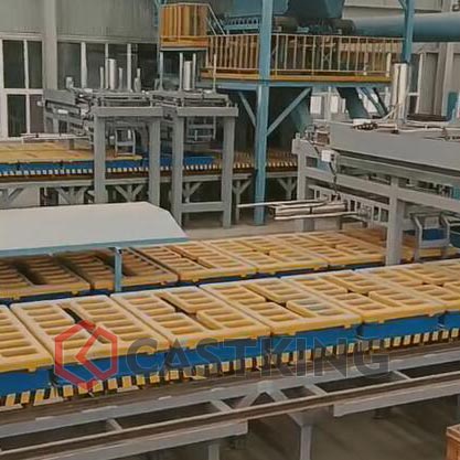 Factory Casting Open Conveyor Line For Iron Production Manufacture