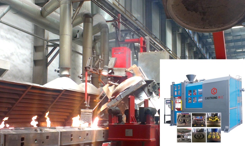automatic green sand casting molding machine