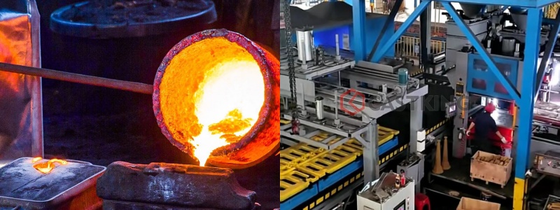 automatic green sand molding machine